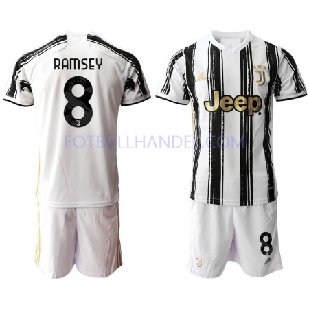 Barn Fotballdrakter Juventus Aaron Ramsey 8 Hjemme 2020-21 Kortermet